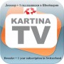 Kartina HD Iptv pvr full chaines Russes 1 an sans deco.