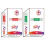 Carte abonnement Sky Tv + Calcio 