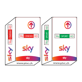 (2) Sky Tv Italia Hd, Sky Sport HD, Sky Cinema HD, Sheda abonneement Sky It.