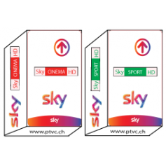 Sky Tv subscription card + Calcio + Cinema