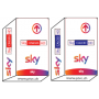 Sky Italia Hd, Sky Calcio HD, Sky movies HD, abonneement de tarjeta de Tv Sky.