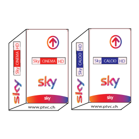 Sky Tv Italia Hd, Sky Calcio HD, Sky Cinema HD, carte d'abonneement Sky It.