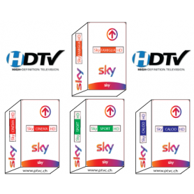 Anreisekarte für Sky Italien Monatliche Zahlung Sky Tv Italia Hd, Famiglia, Calcio, Sport HD, Kino