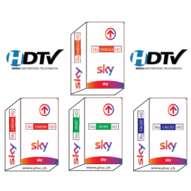 Tarjeta de acceso para Sky Italia pago mensual Sky Tv Italia Hd, Famiglia, Calcio, Sport HD, Cine