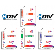 Tarjeta de acceso para Sky Italia pago mensual Sky Tv Italia Hd, Famiglia, Calcio, Sport HD, Cine