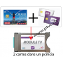 Pcmcia Viaccess secure ready, pour carte Suisse sataccess et Dual BIS READY Cardless