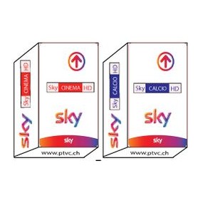 (2) Sky Italia, Sky Calcio, Sky Cinema, deco Sky HD