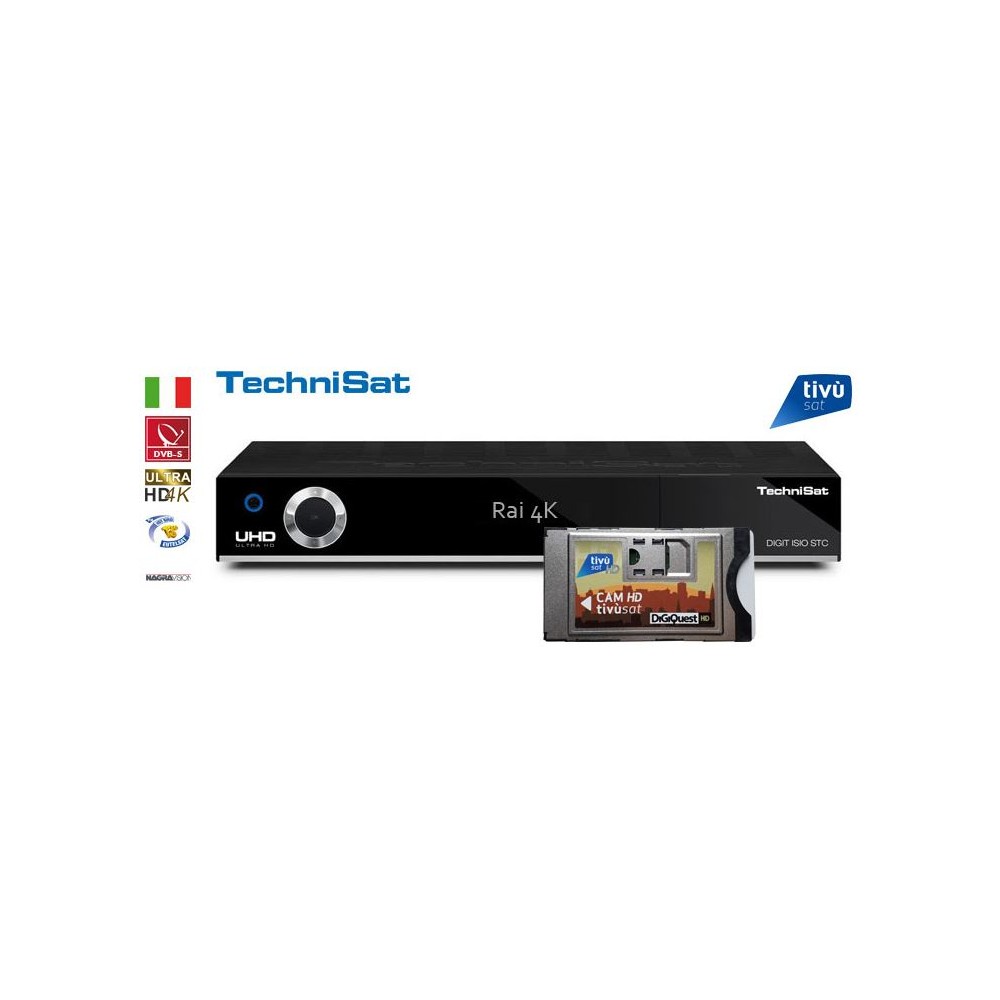 Technisat Digit ISIO STC 4K Pack - CAM Tivusat and 4K UHD card
