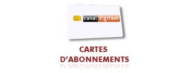 Carte abonnement Canal Digitaal