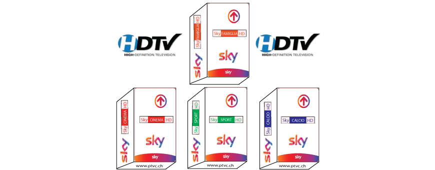 Швейцария, Ежегодный платеж Scheda Sky Tv Italia Hd, Ежегодный платеж