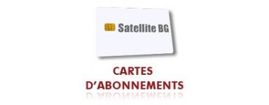 Carte Abonnement Satellite BG