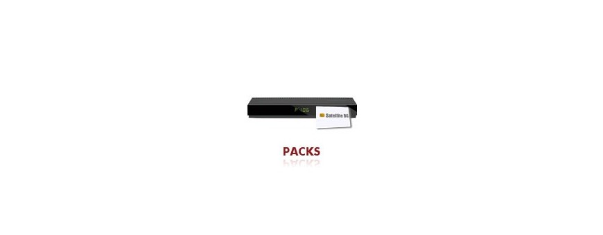 Pack decodeur recepteur hd + 12 mois d'abonnement satellite BG