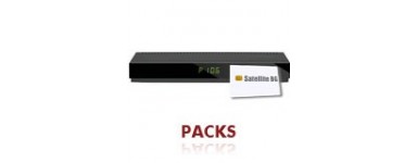 Pack decodeur recepteur hd + 12 mois d'abonnement satellite BG